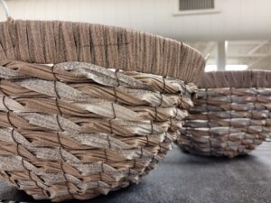 Outdoor baskets from Ohio Valley Goodwill