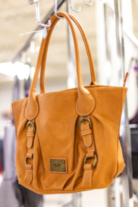 Yellow purse from ohio valley goodwill