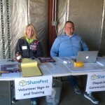 Gina and Andrew at ShareFest Central 